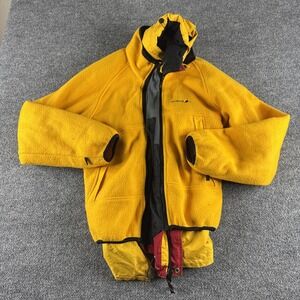 Mobius Vintage 3-in-1 Ski Jacket Yellow Fleece Liner Mens S/M Gorpcore  38